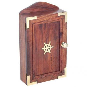 Llavero de estilo marinero y náutico Signes Grimalt, adorno de pared cuelga llaves, colección dorado, dimensiones 7x17x29 cm