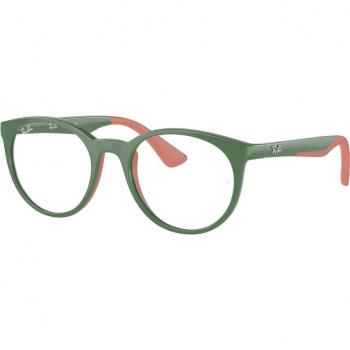 Ray-Ban Kids RY1628 3952 Bambino Panthos Green Eyeglasses Size 46 (Frame Only) - Blue Light Block Available