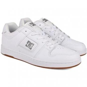 Zapatillas deportivas de hombre DC Manteca 4, modelo de skate, color blanco, cuero