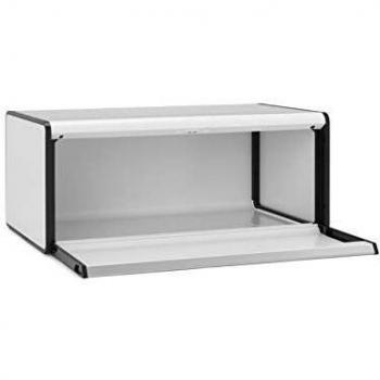 Brabantia Fall Front Rectangular Bread Box - White