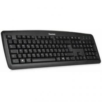 Teclado USB Profesional Alemán Color Negro