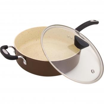 Ozeri Stone Earth All-In-One - Cacerola con recubrimiento antiadherente derivado de la piedra 100 % libre de APEO y PFOA