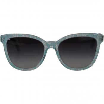 Dolce & Gabbana Blue Lace Crystal Acetate Butterfly DG4190 Sunglasses, unisex, multicolor, size: ONE SIZE