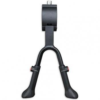 Soporte Doble Ajustable para Bicicleta Lynx 24-28 Pulgadas Aluminio Negro