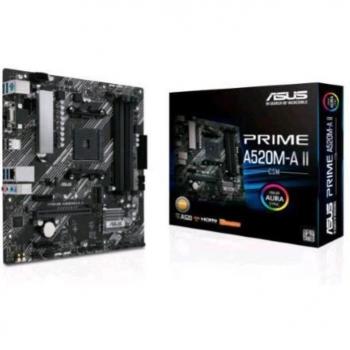 ASUS PRIME A520M-A II/CSM AMD A520 Socket AM4 Micro ATX Motherboard with M.2 DP HDMI D-Sub SATA 6 Gbps USB 3.2 Gen 1 Ports