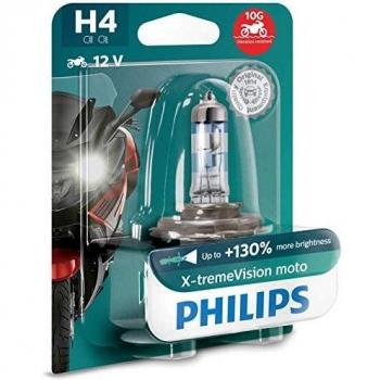 Philips 12342XV+BW X-tremeVision Moto +130% H4 lámpara Faro de Moto