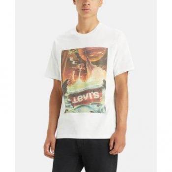 Camiseta Levi's Relaxed Waterfall Blanca Hombre