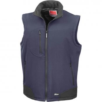Result Soft Shell Bodywarmer Navy M
