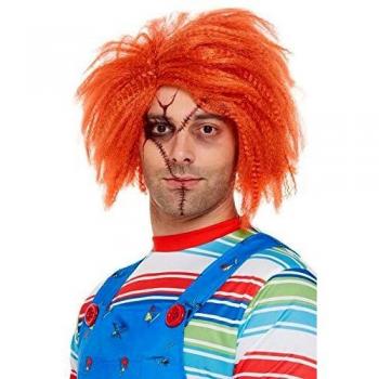 Smiffys Officially Licensed Chucky Wig Peluca oficial, color jengibre,