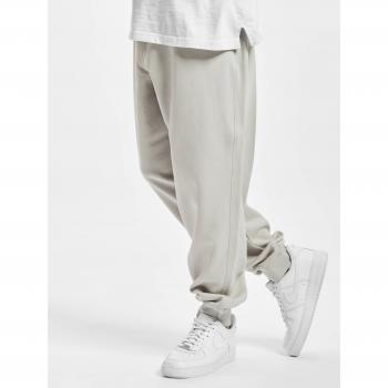 Light Gray Basic Big Sweatpants for Men 5XL