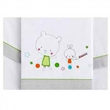 Tríptico de sábanas para minicuna Love