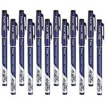 Bolígrafo Fineliner Borrable por Fricción Pilot Frixion 1,3 mm Negro - Pack de 12