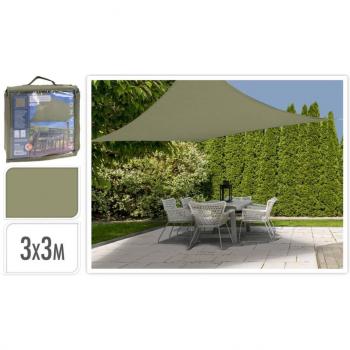 Toldo cuadrado ProGarden 3x3 m Color Verde