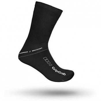 GripGrab Calcetines de Ciclismo de Invierno Térmicos Cortavientos Tobilleros para el Frio Transpirables Costuras Planas