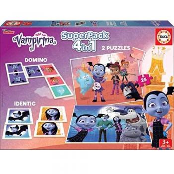 Educa Borrás Superpack Vampirina, Multicolor, Talla Única