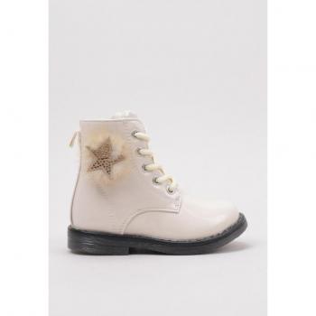 Bota Plana bebé niña Osito OSSH 131 021 Beige (hasta talla 30)