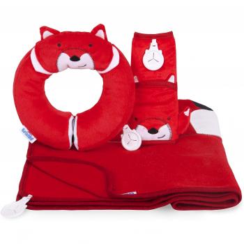 Trunki Red Snuggle Bundle Felix Almohada de viaje 0193-GB01, Rojo