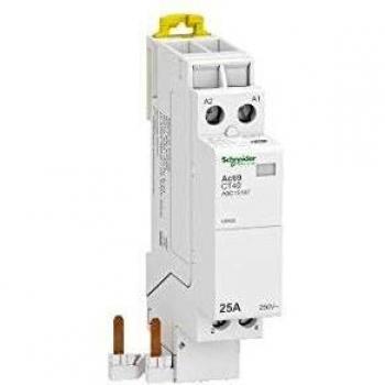 Contactor Acti9 iDT40 CT 25A 2P 230V con conexión rápida, NC, DIN rail