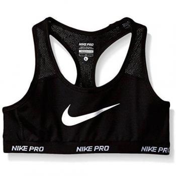 Nike Ya Hypercool Pro Bra Yth - Sujetador para niña, color negro / blanco, talla M