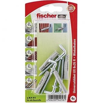 Fischer 94258 - Universal plug ux, 6x35 wh k sb-tarjeta,