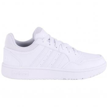 Adidas Hoops 3.0 Kids Sneakers - White - Size 39.5