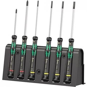 Wera Kraftform 2035/6 B  Micro Screwdriver Set - 4 Slotted 2 Phillips