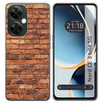 Funda de Silicona para Oneplus Nord CE 3 Lite 5G con Diseño Ladrillo 04 y Dibujos