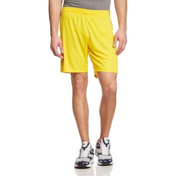 erima Shorts Classic - Pantalones cortos, color negro / amarillo, talla S