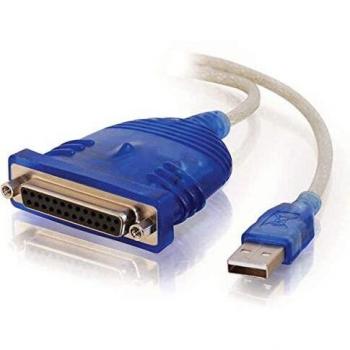C2g usb 1284 db25 parallel printer adapter adaptador para cable usba db25 azul machomacho windows 98 me 2000 xp vista