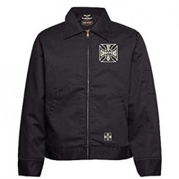Chaqueta entretiempo de trabajo West Coast Choppers OG Lined para Hombre - Negro - Tallas S a 4XL