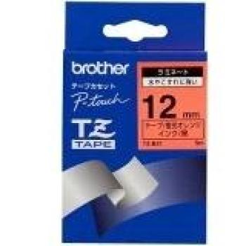 Brother TZEB31 - Cintas para impresoras de etiquetas, color naranja y negro