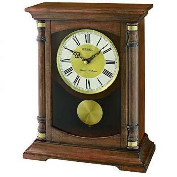 Reloj de Madera con Péndulo y Carillón Westminster Seiko QXQ034B