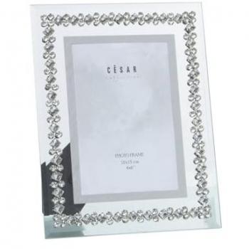 Marco de Fotos Alexandra House Living Gris Cristal 18 x 23 x 2 cm