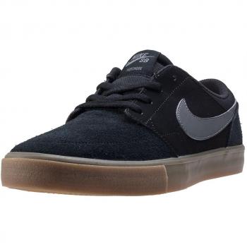 Nike SB Portmore II Solar, Zapatillas de Skateboard Para Hombre, Negro