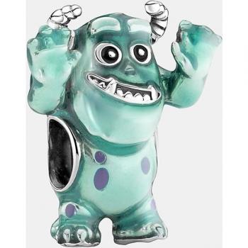 Charm Pandora Disney Sulley de Pixar en Plata con Esmalte 792031C01