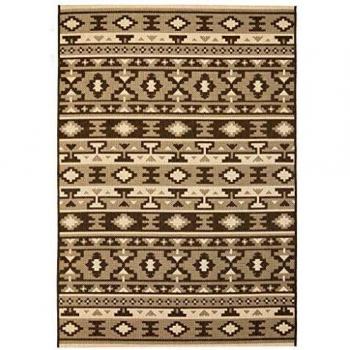 vidaXL Alfombra Exterior/Interior 160x230cm Apariencia Sisal Étnico Decoración