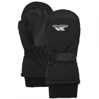 Trespass Cowa - Guantes de esquí, color negro, talla 4 años