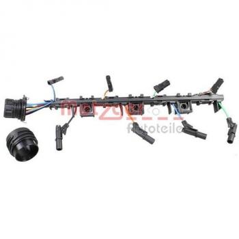 Tubería de conexión para inyector METZGER 2324097 compatible con Audi, Seat, Skoda y VW
