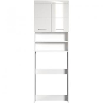 Armario para Lavadora Amanda, Aglomerado de Melamina Blanco, 63x187x24 cm, EPIKASA