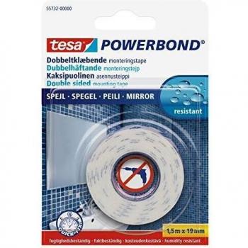 Tesa 55732-00000 Powerbond Mirror, 1.5m x 19mm