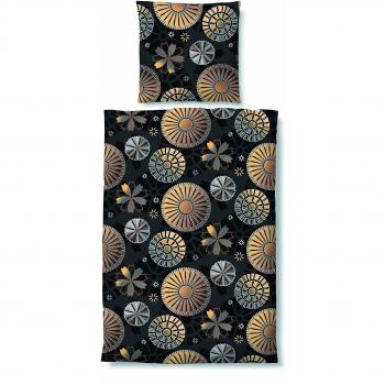 Biberna 635955/530/001 - Juego de funda nórdica, con motivos, 135 x 200 cm + 1 funda de almohada, 80 x 80 cm