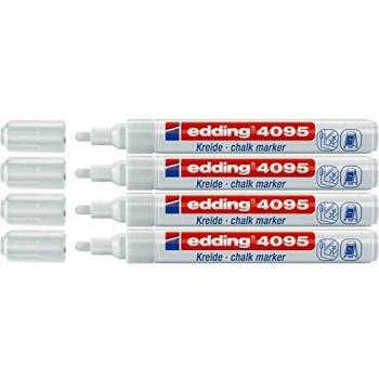 Marcador tiza liquida Edding 4095 conico blanco