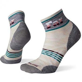 Smartwool Women's PhD Outdoor Ultra Light Pattern Mini MOONBEAM M