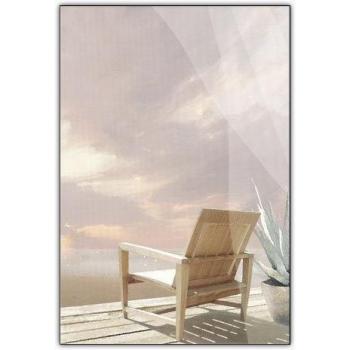 Panel Decorativo Paisaje Sun Deck I - 41x61 cm, Listo para Colgar, Personalizable