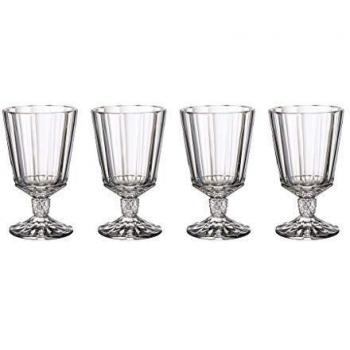 Villeroy & Boch Opéra Copa de vino blanco, Set de 4, 225 ml, Vidrio de cristal, Transparente