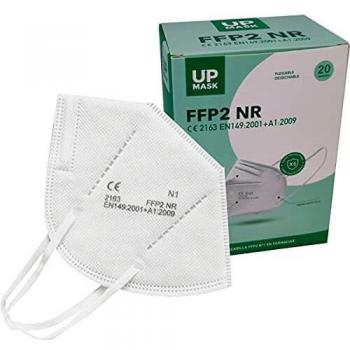 Bochuan x100 Mascarillas FFP2 Blancas de 5 Capas con Certificación Europea [ UpMask ] ? CE 2163 | EN149:2001+A1:2009 | UE 2016/425