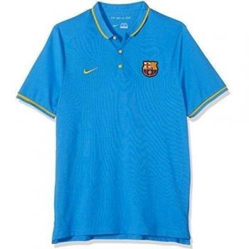 Nike Fcb Auth League Polo - Polo Fútbol Club Barcelona 2015/2016 para hombre, color azul / dorado, talla XL