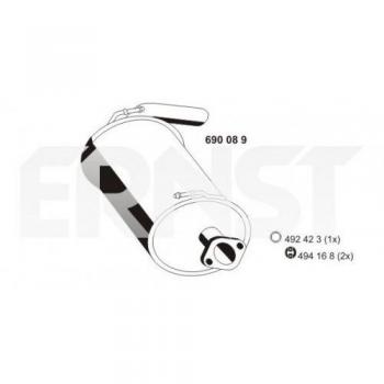 Silenciador trasero ERNST 690089 para SUZUKI Jimny SUV
