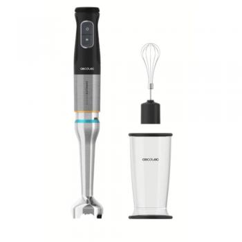 Cecotec Batidora de Mano Katana 15 TotalDestroy Cream B 1500W Acero Inoxidable 0.8L Negra