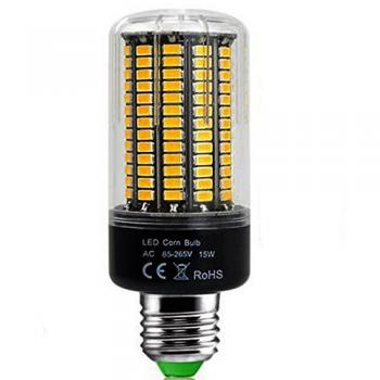 (kaufe Uno bekomme otro) LED Bombilla, E14 e27 Tornillo boca Mini Corn incluida Indoor Candelabros plafón lámpara pared Iluminación Fuente de luz 3 – 9 W White Light Warm White Light, Weißes Licht, E14-3W 3.0 watts